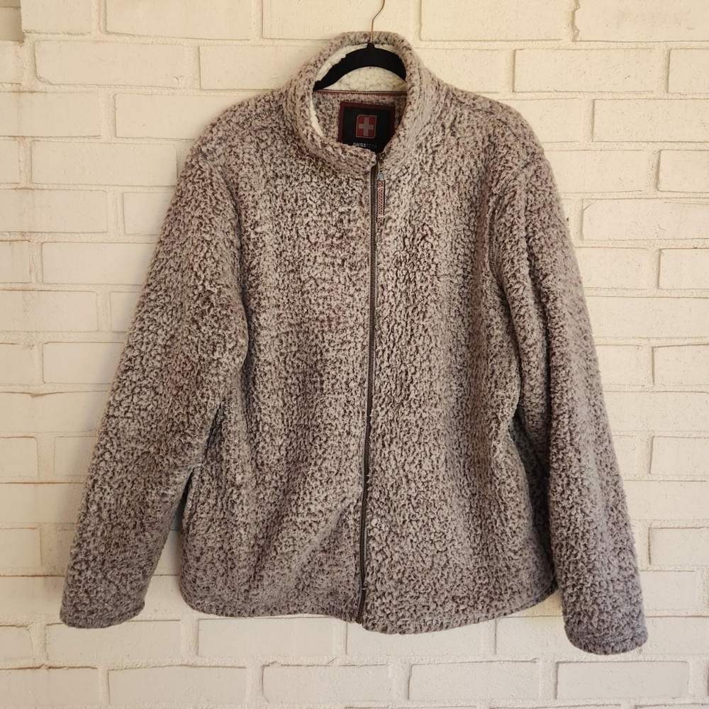 Soft Sherpa Jacket. Swiss Tech Size Large - image 5